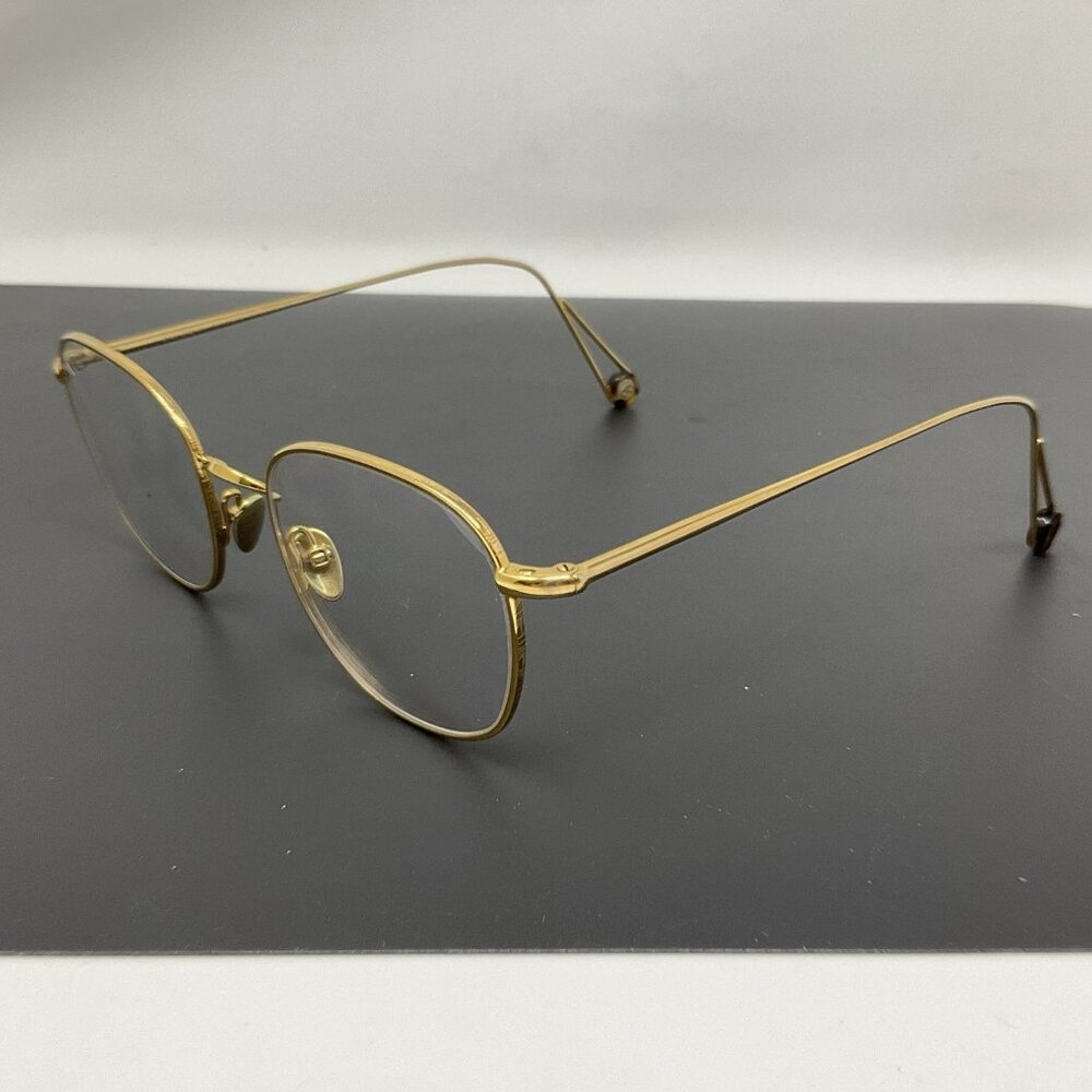AHLEM eyeglasses GOLD SQUARE glasses frame MOD: PLACE JUSSIEU CHAMPAGNE